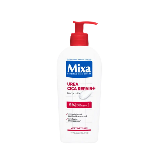 Urea Cica Repair Lotion - For Keratosis Pilaris, Dry, Flaky, Strawberry, Rough, & Fragile Skin & Tiny Reddish Bumps