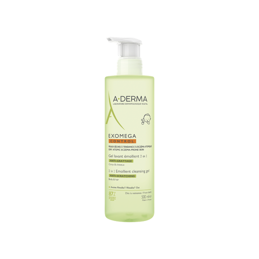 Exomega Control 2-in-1 Emollient Anti-itch Cleansing Gel