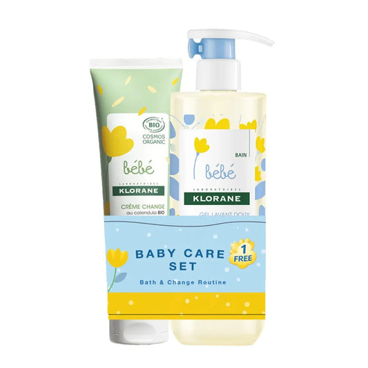 Bebe Gel Lavant Doux Corps Et Cheveux 500ml + FREE Bebe Creme Change Au Calendula Bio 100ml