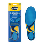 Energizing Comfort Everyday Insoles with Massaging gel for Men