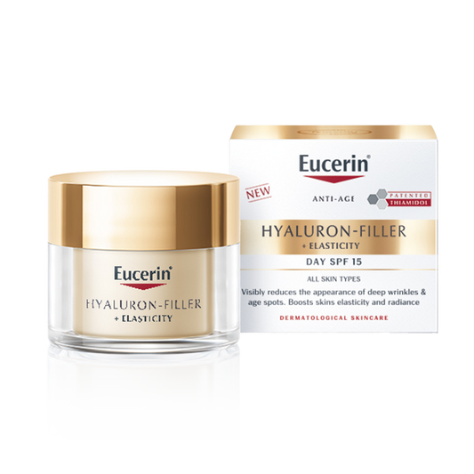 Hyaluron Filler + Elasticity Anti-Aging Face Day Cream SPF 15