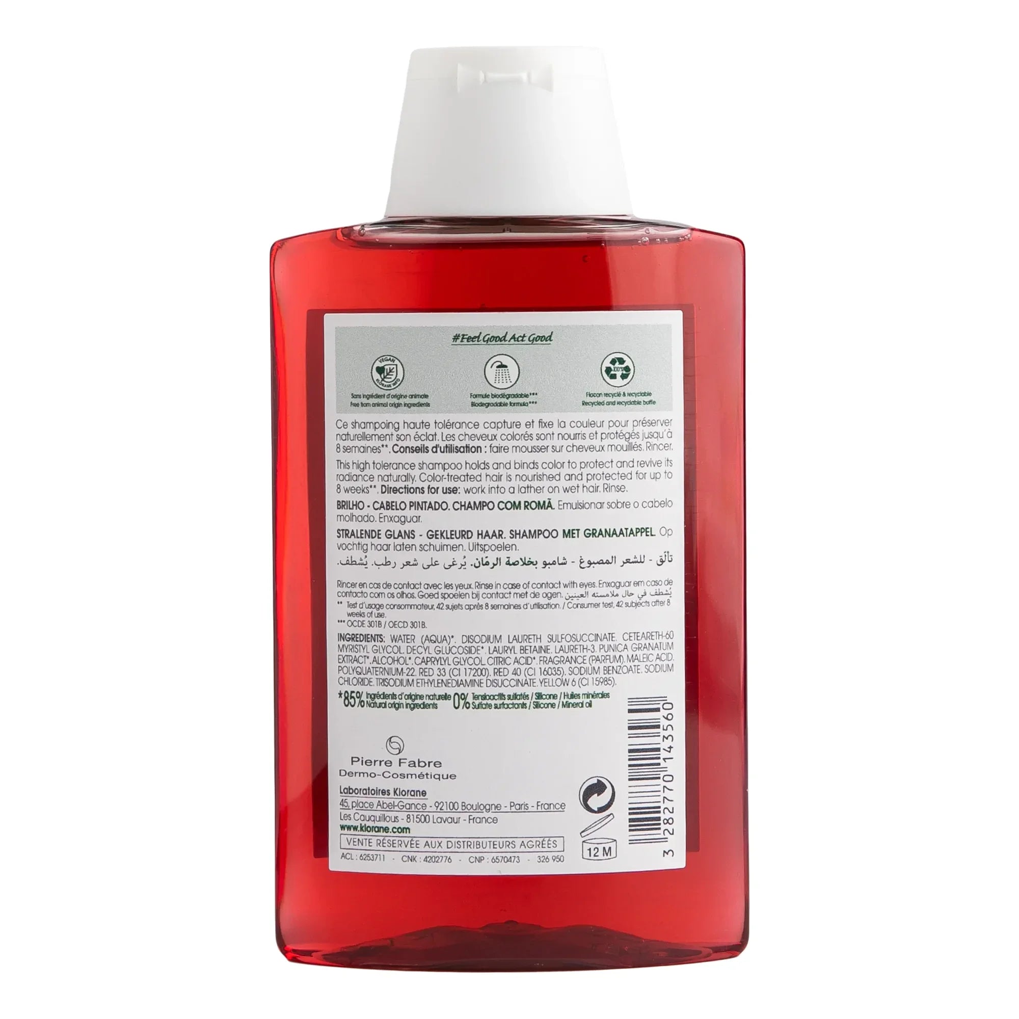 Shampoo with Pomegranate Color-Treated hair