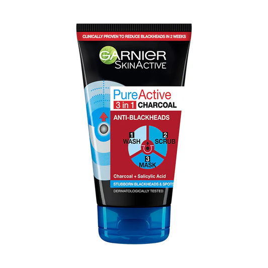 Pure Active 3-In-1 Charcoal: Wash, Scrub, Mask