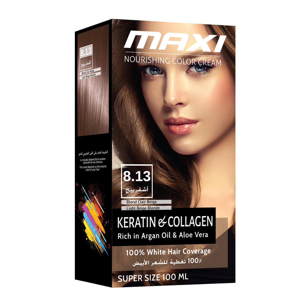 Nourishing Color Cream 8.13 Light Beige Blond Kit