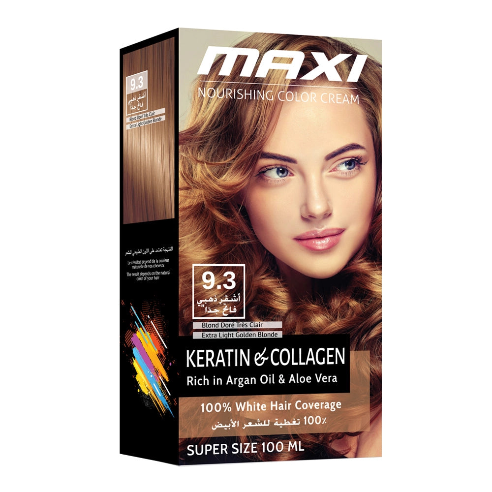 Nourishing Color Cream 9.3 Extra Light Golden Kit