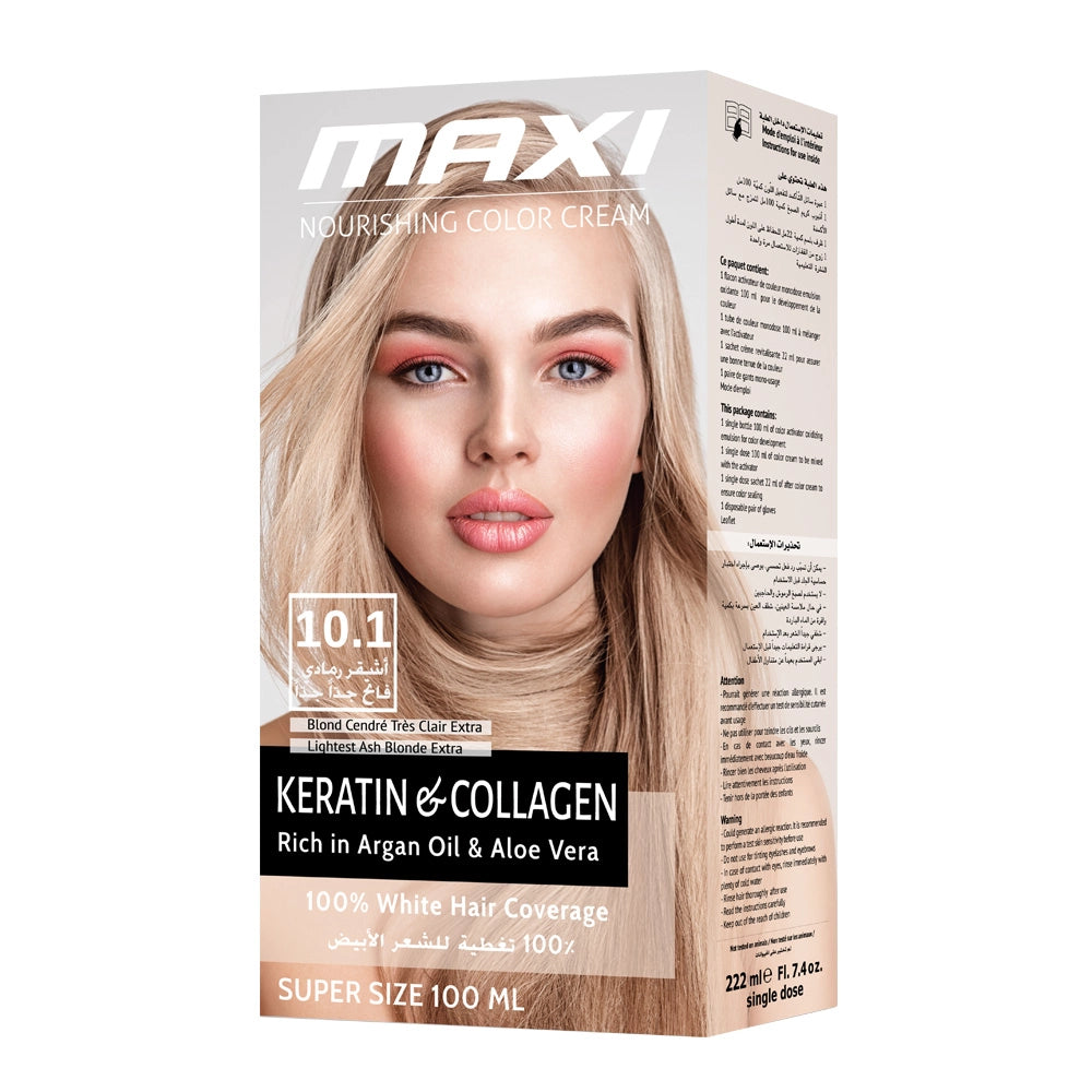 Nourishing Color Cream 10.1 Lightest Ash Blonde Kit