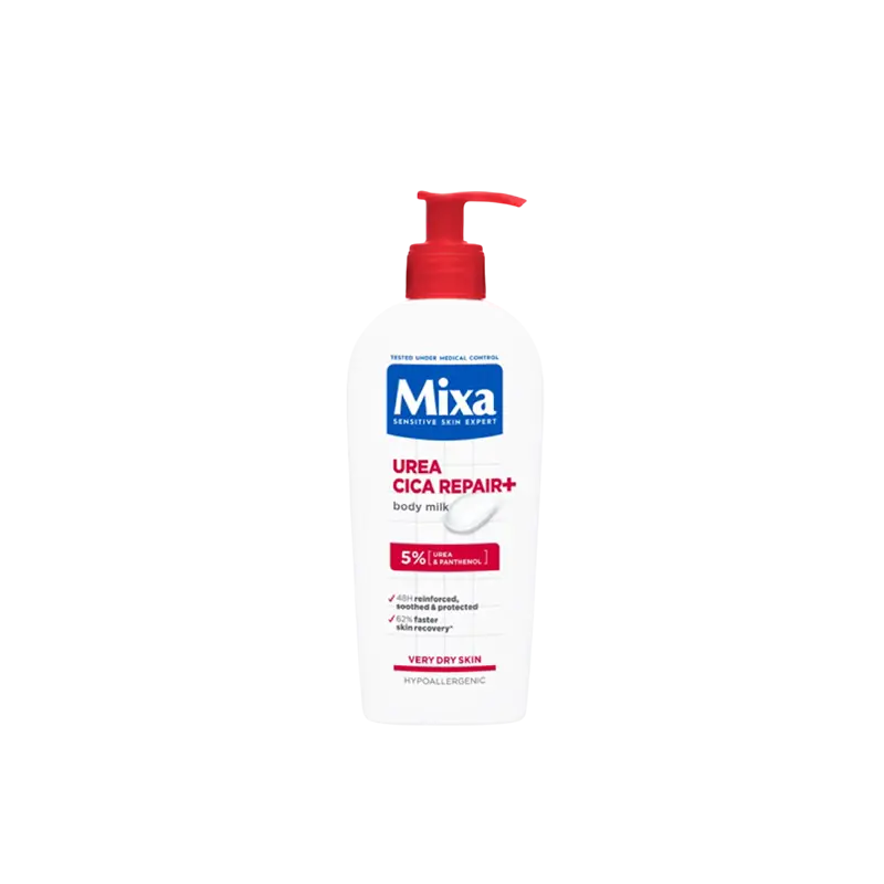 Urea Cica Repair Lotion - For Keratosis Pilaris, Dry, Flaky, Strawberry, Rough, & Fragile Skin & Tiny Reddish Bumps