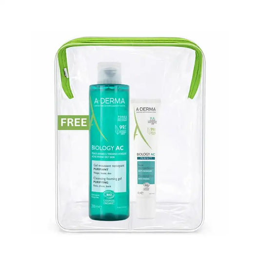 Biology AC Perfect Fluid Anti-Imperfections 40ml + Free Biology Ac Gel Moussant Nettoyant Purifiant 200ml