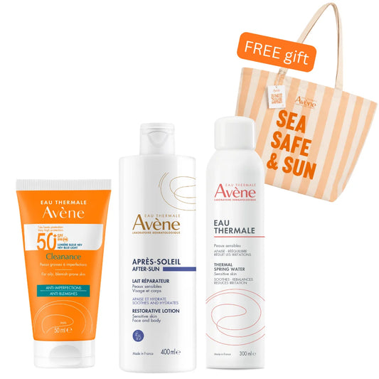 Cleanance SPF50+ X After Sun X Thermal Water X FREE Beach Bag