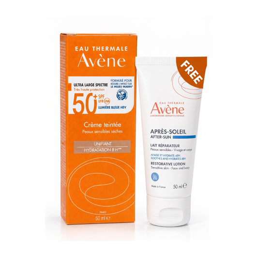 Sunscreen Tinted Cream SPF50+ X FREE After Sun 50 ml
