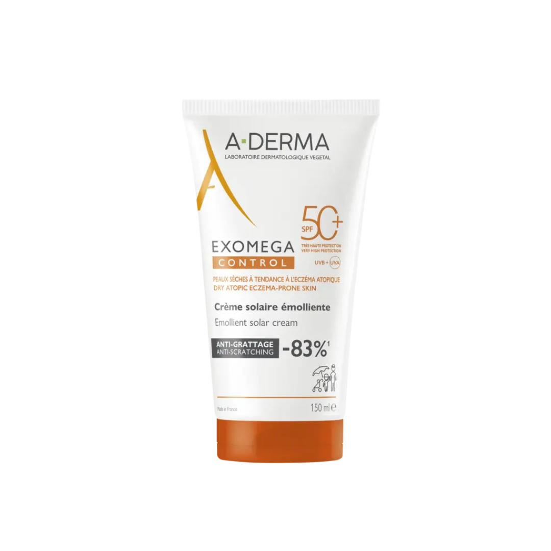 Exomega Emollient Sunscreen SPF50+ For Dry to Atopic Skin