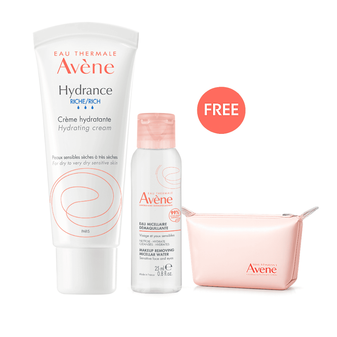 Hydrance Rich Hydrating Cream X 25ml Micellar Water X FREE Pouch