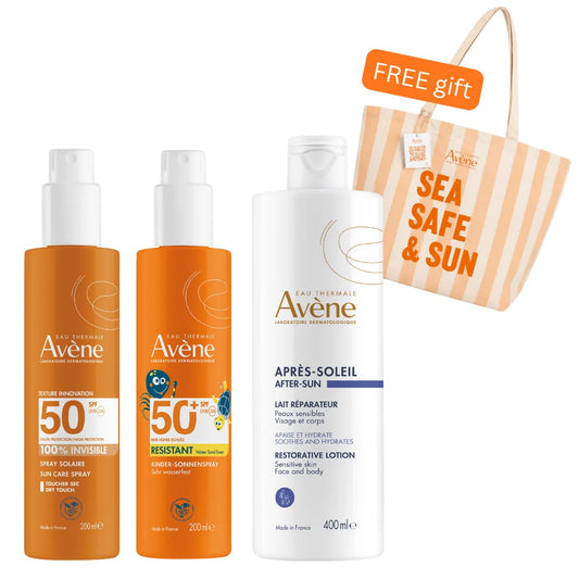 Spray SPF50+ X Children Spray SPF50+ X After Sun X FREE Beach Bag