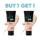 Buy 1 Fit Me Foundation 220 Natural Beige Get 1 FREE