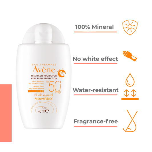 Avène Mineral Sunscreen Fluid SPF50+