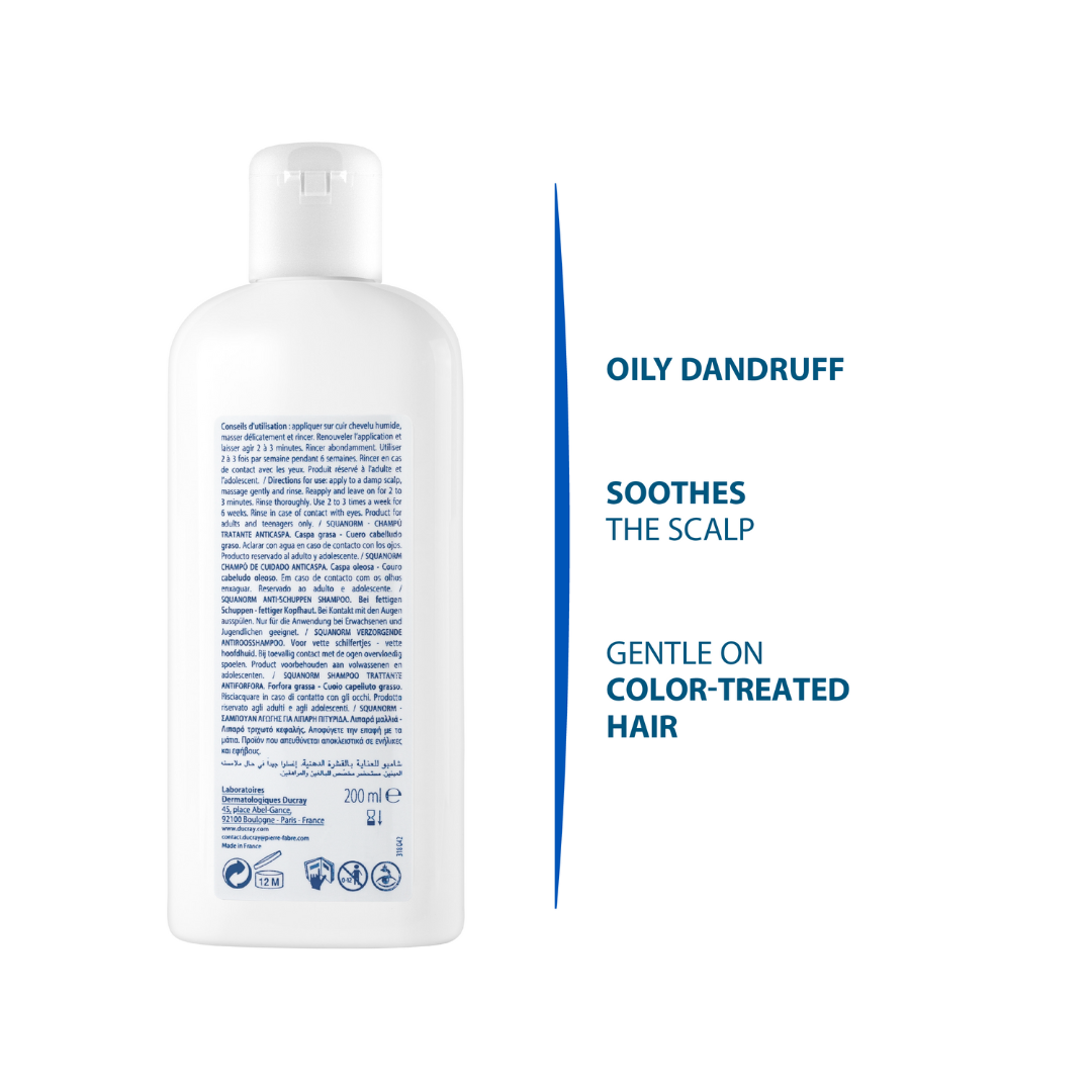 Kelual Squanorm Anti-Dandruff Treatment Shampoo - Oily Dandruf