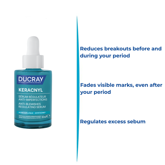Keracnyl  Anti-blemishes regulating serum 30ml for period acne flareups
