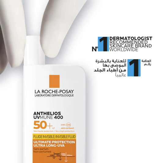 Anthelios UV Mune 400 Invisible Fluid Sunscreen SPF 50+