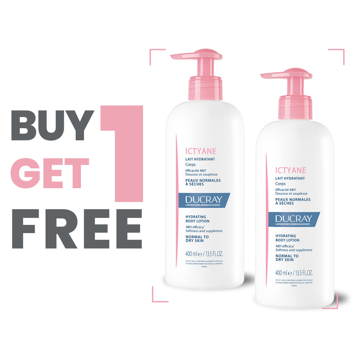 Buy 1x Ictyane Hydrating Body Lotion Get 1x FREE