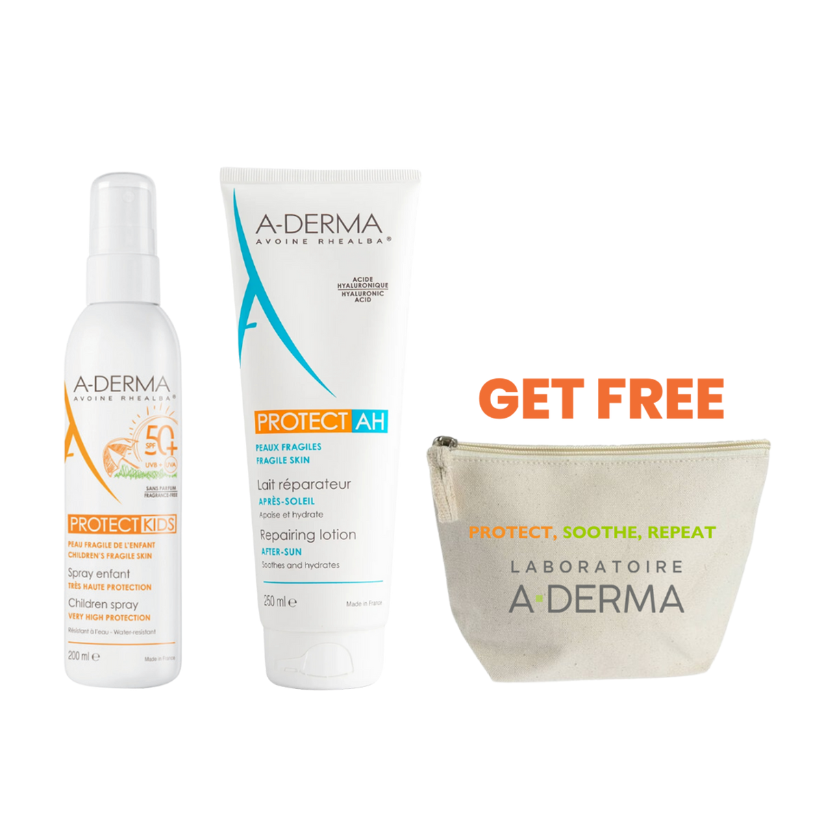 Protect After-sun Repairing Lotion X Protect Children Spray SPF 50+