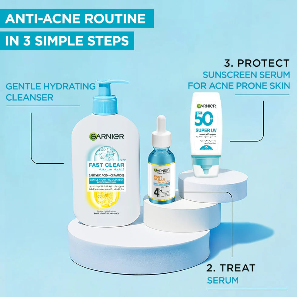 Fast Clear Gentle Cleanser Face Wash for Acne Prone Skin