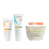 Protect AC Mattifying Fluid SPF 50+ X Protect After-sun Repairing Lotion