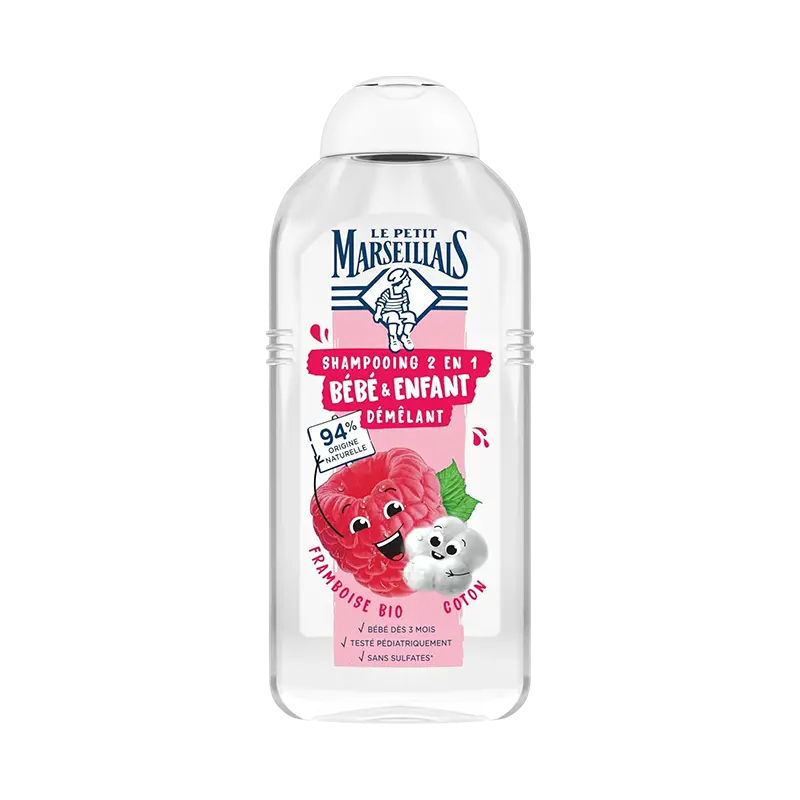 Shampoo Kids Organic Raspberry & Cotton