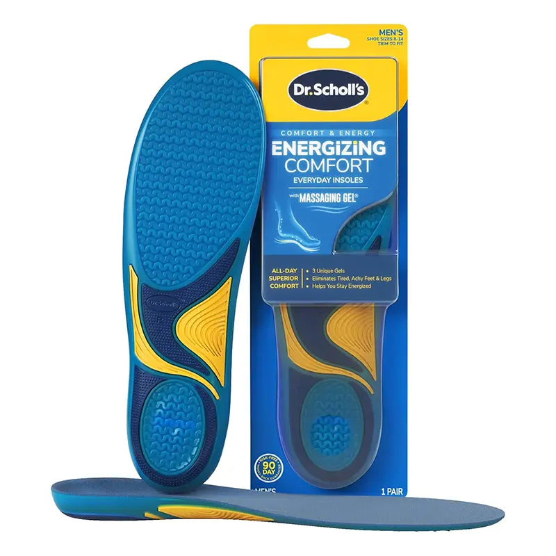 Energizing Comfort Everyday Insoles with Massaging gel for Women