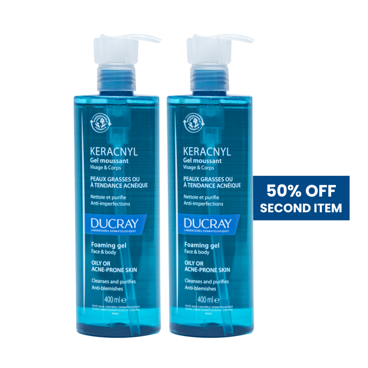 Buy 1 Keracnyl Gel Moussant Get 50% OFF the 2nd