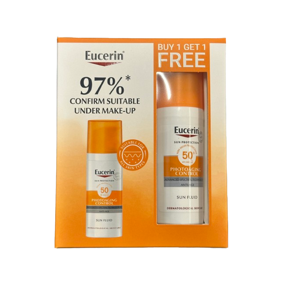 Face DUO Sunscreen Photoaging Control Anti-Age Sun Fluid SPF 50 Buy 1 Get 1 Free