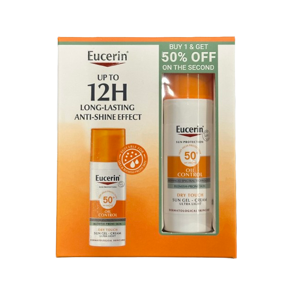 Face DUO Sunscreen Oil Control Gel-Cream Dry Touch SPF 50+ Buy 1 Get 50% on the Second