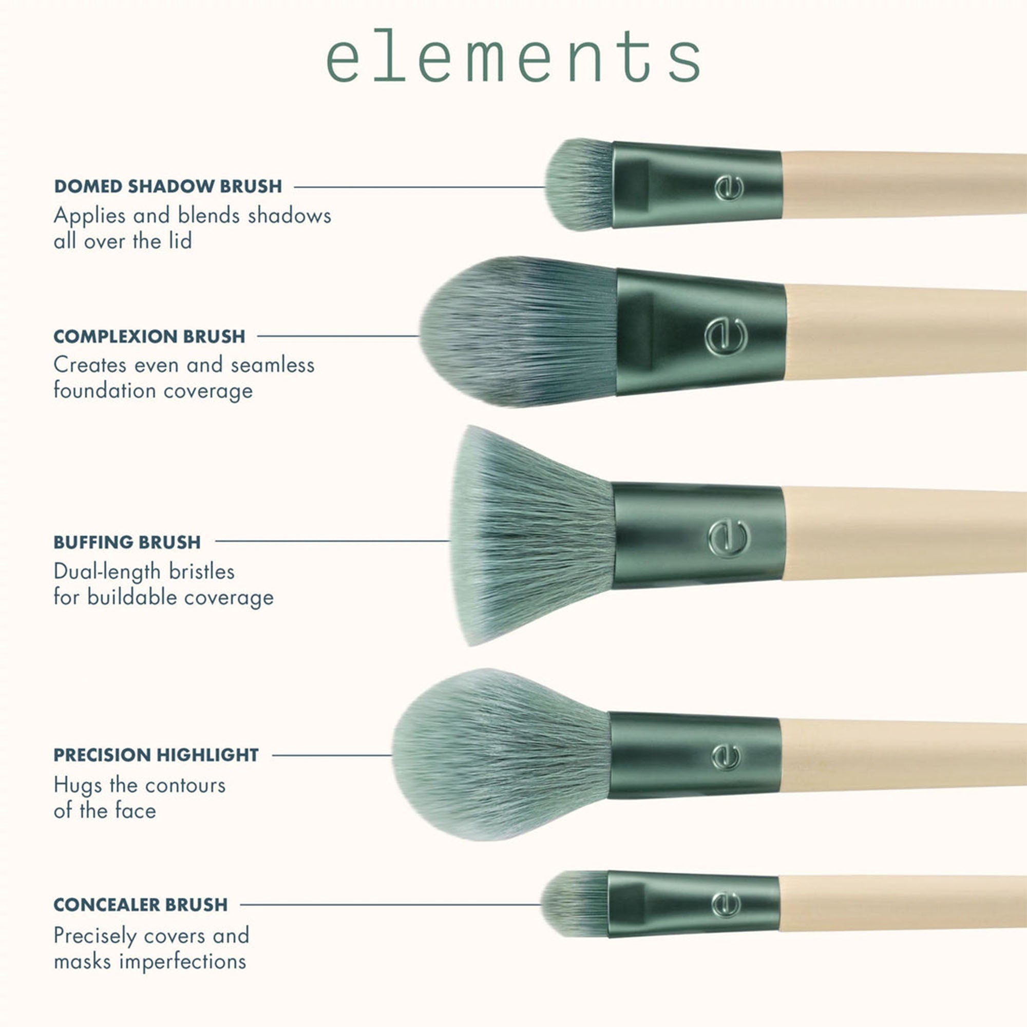 Brush Supernatural Face Kit (5) - Elements Collection