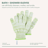 Bath Exfoliating Glove Green