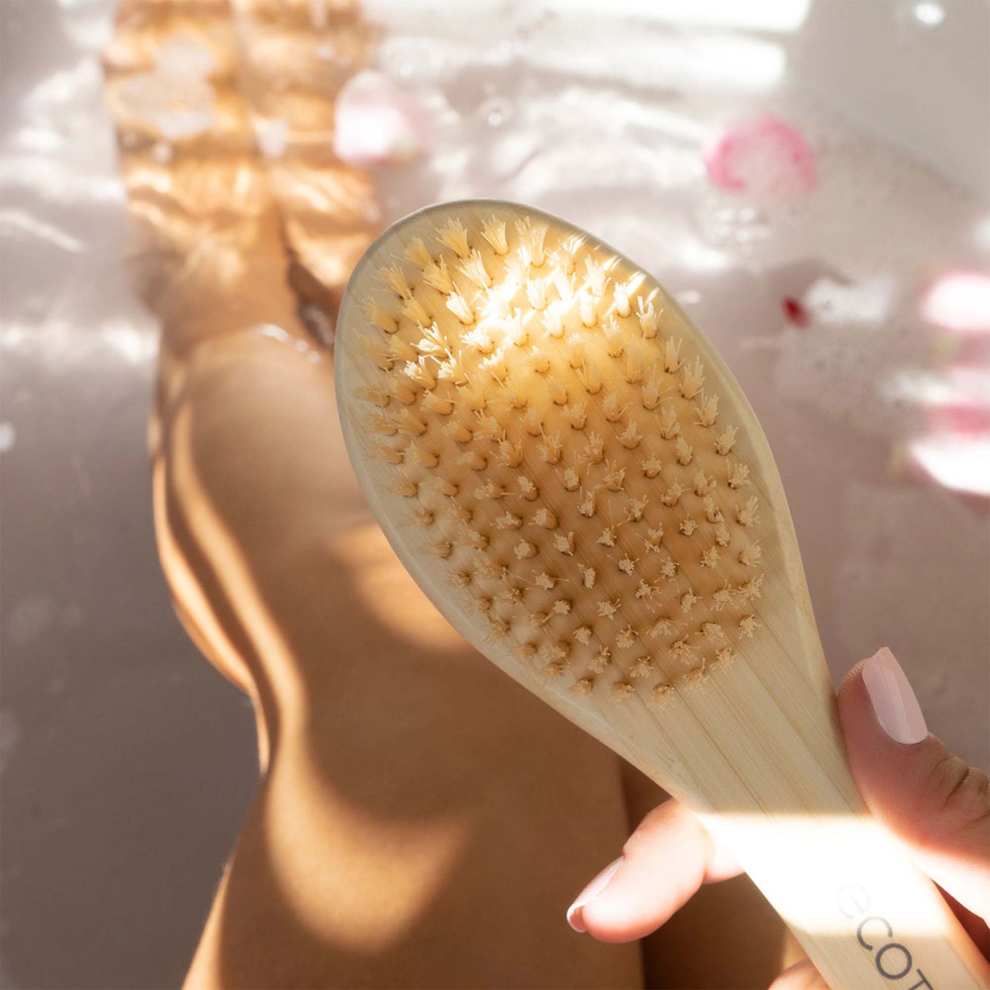 Bath Bamboo Foot Brush & Pumice