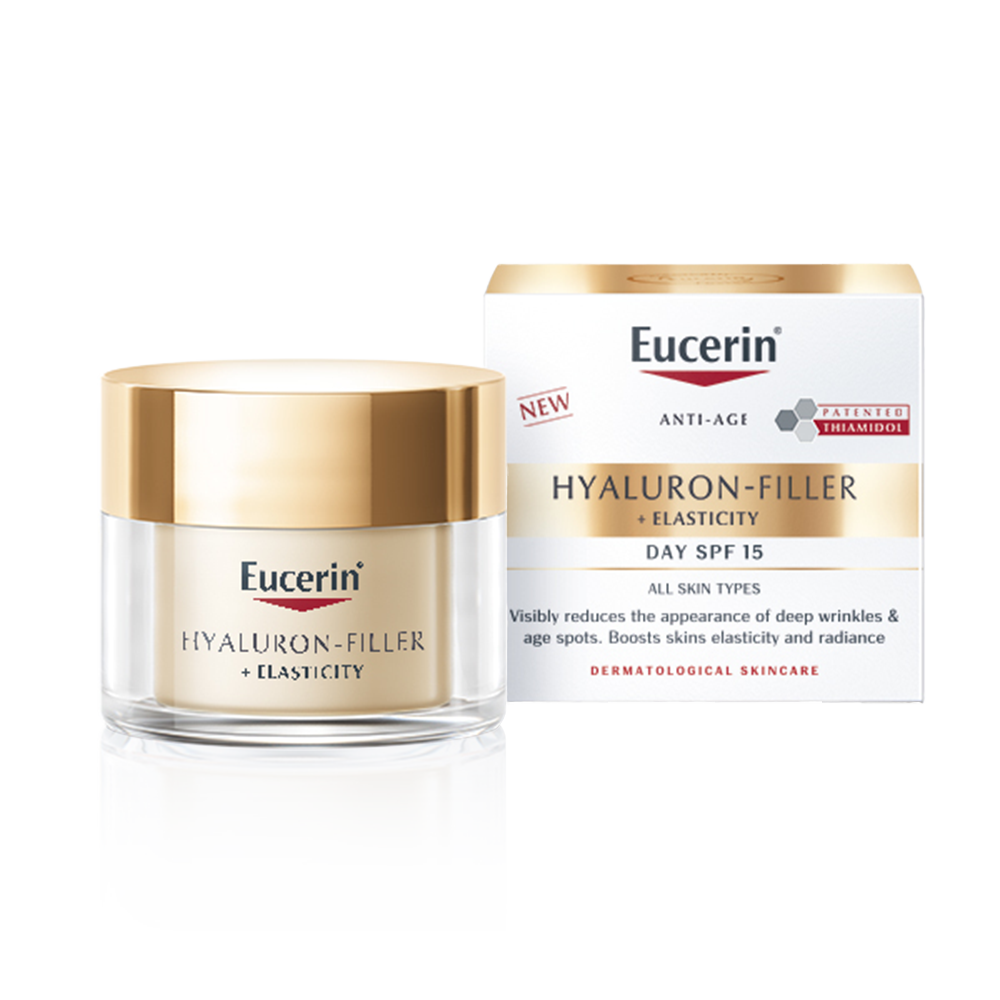 Hyaluron Filler + Elasticity Anti-Aging Face Day Cream SPF 15