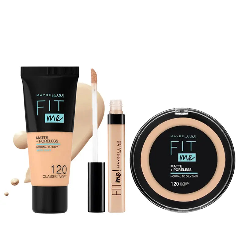 Fit Me Concealer X Fit Me Powder X Fit Me Foundation