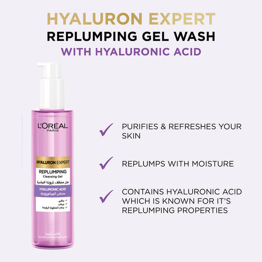 Hyaluron Expert Replumping Cleansing Gel Wash