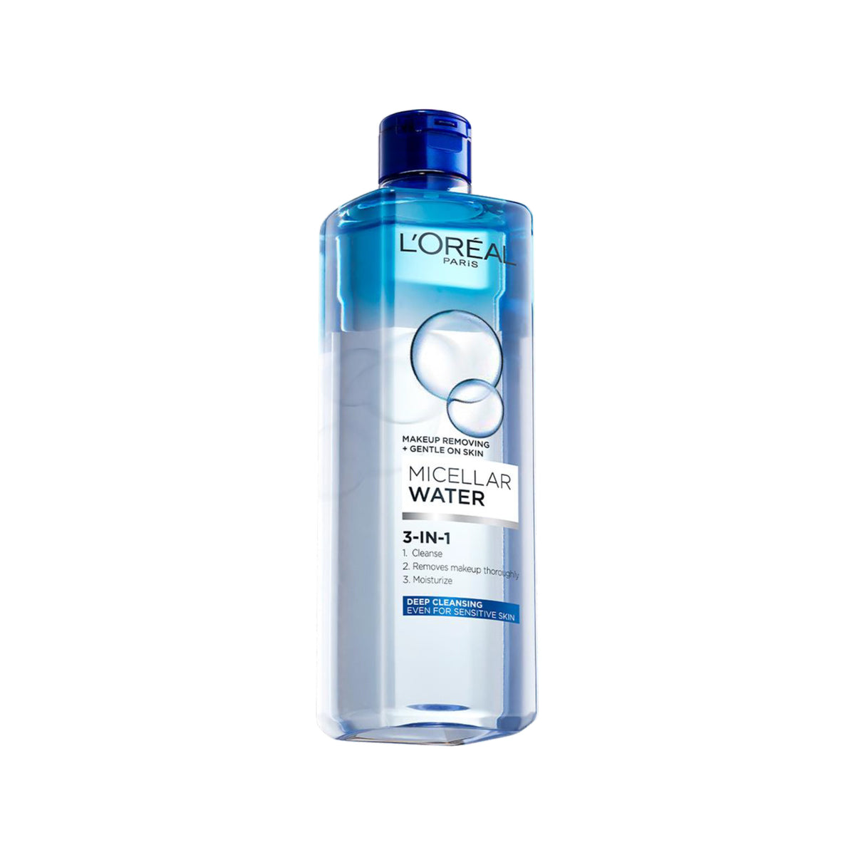 3-in-1 Deep Cleansing Micellar Water For Long Wear Makeup Remover