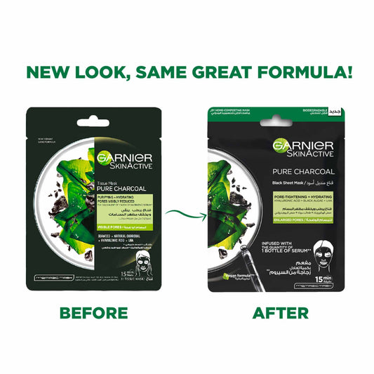 Charcoal and Algae Hydrating Face Sheet Mask