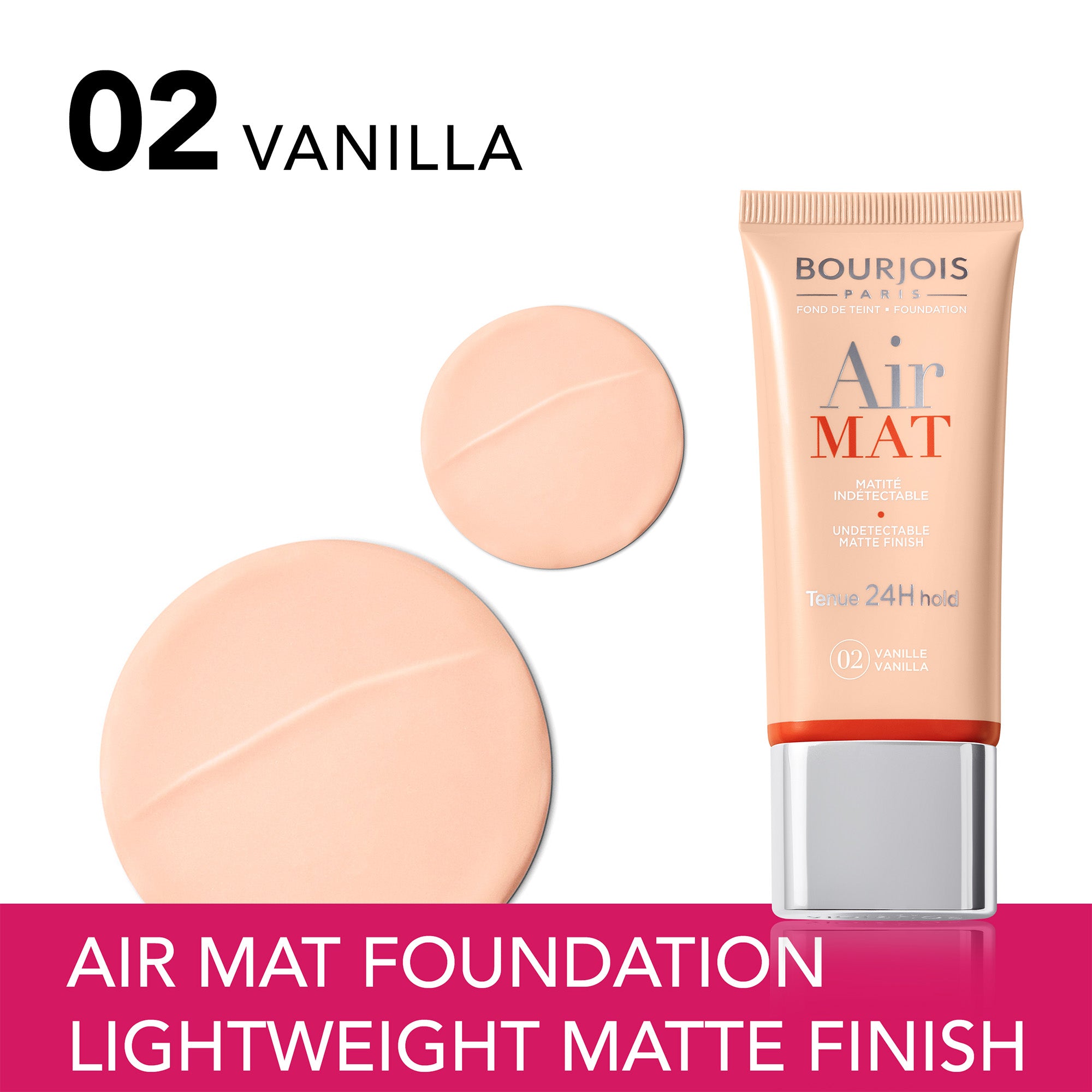 Air Mat 24H Foundation 02 Vanilla