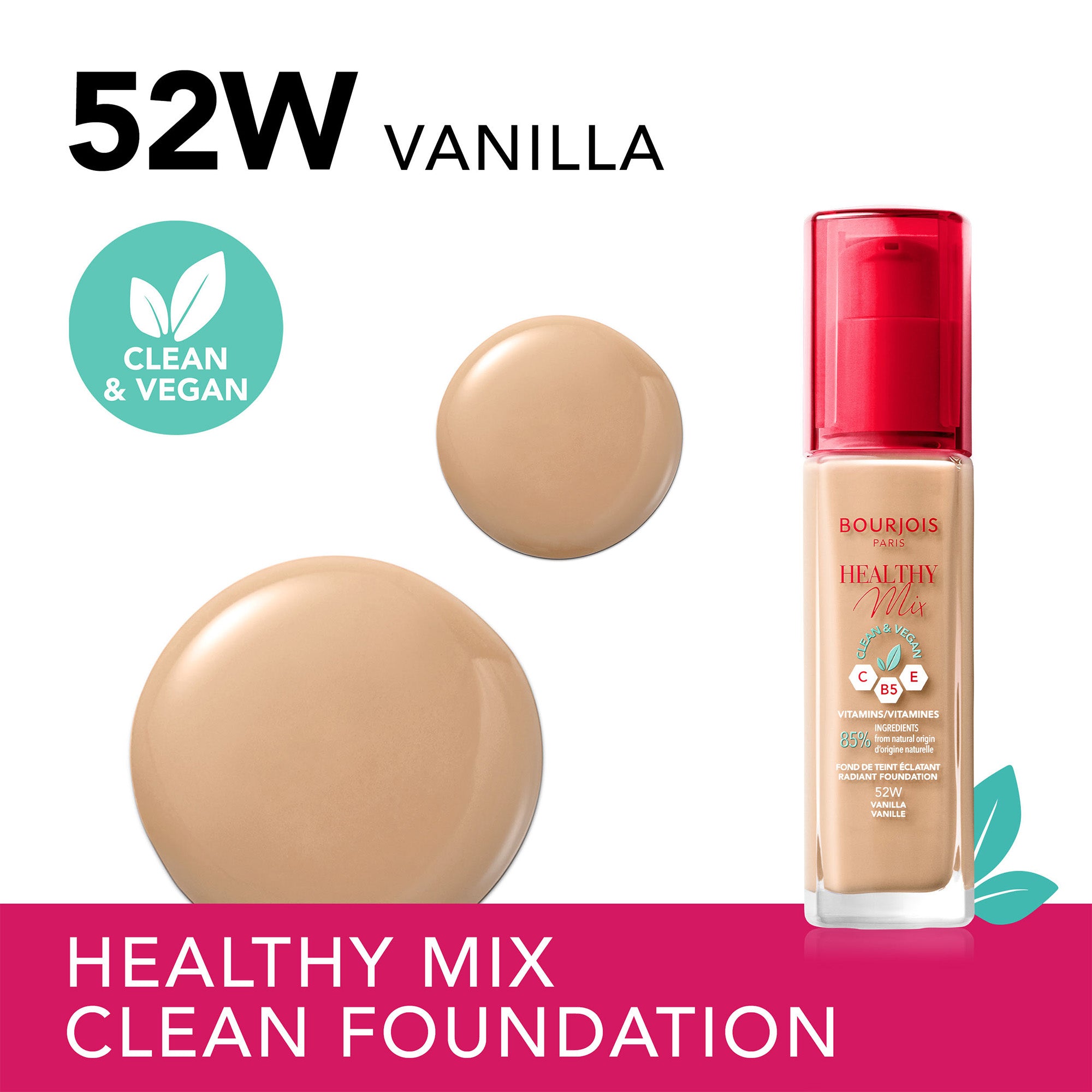 Healthy Mix Clean Foundation 52 Vanilla