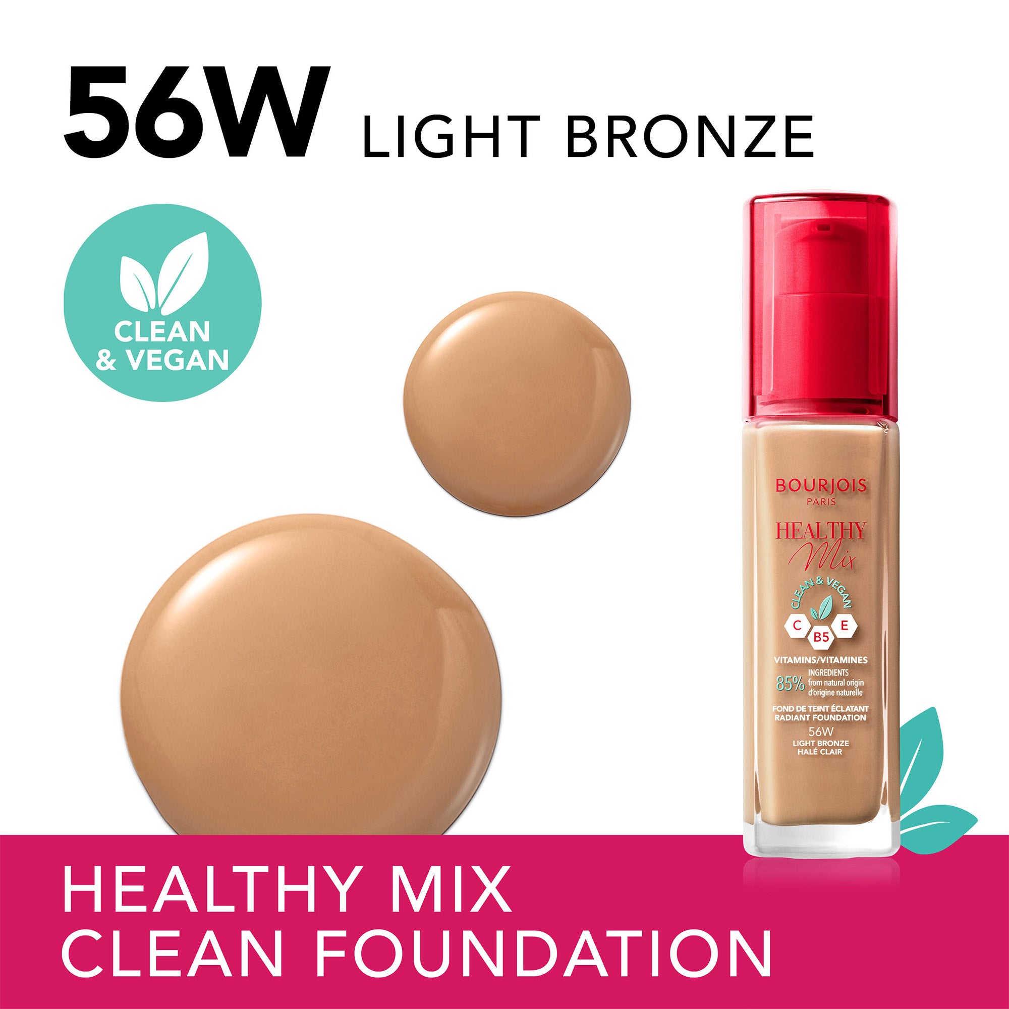 Healthy Mix Clean Foundation 56 Light Bronze