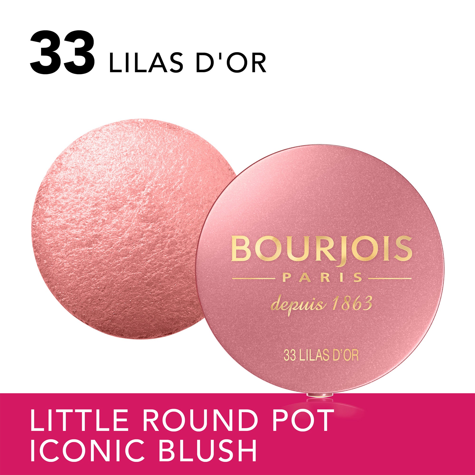 Little Round Pot Blusher 033 Lilas D'or