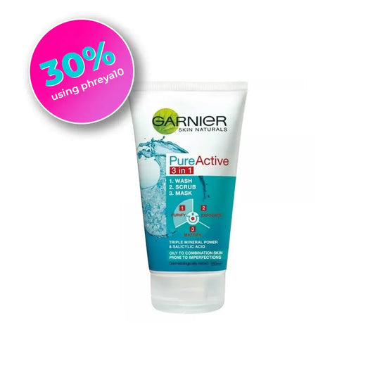 Pure Active 3 in 1 Wash, Scrub and Mask