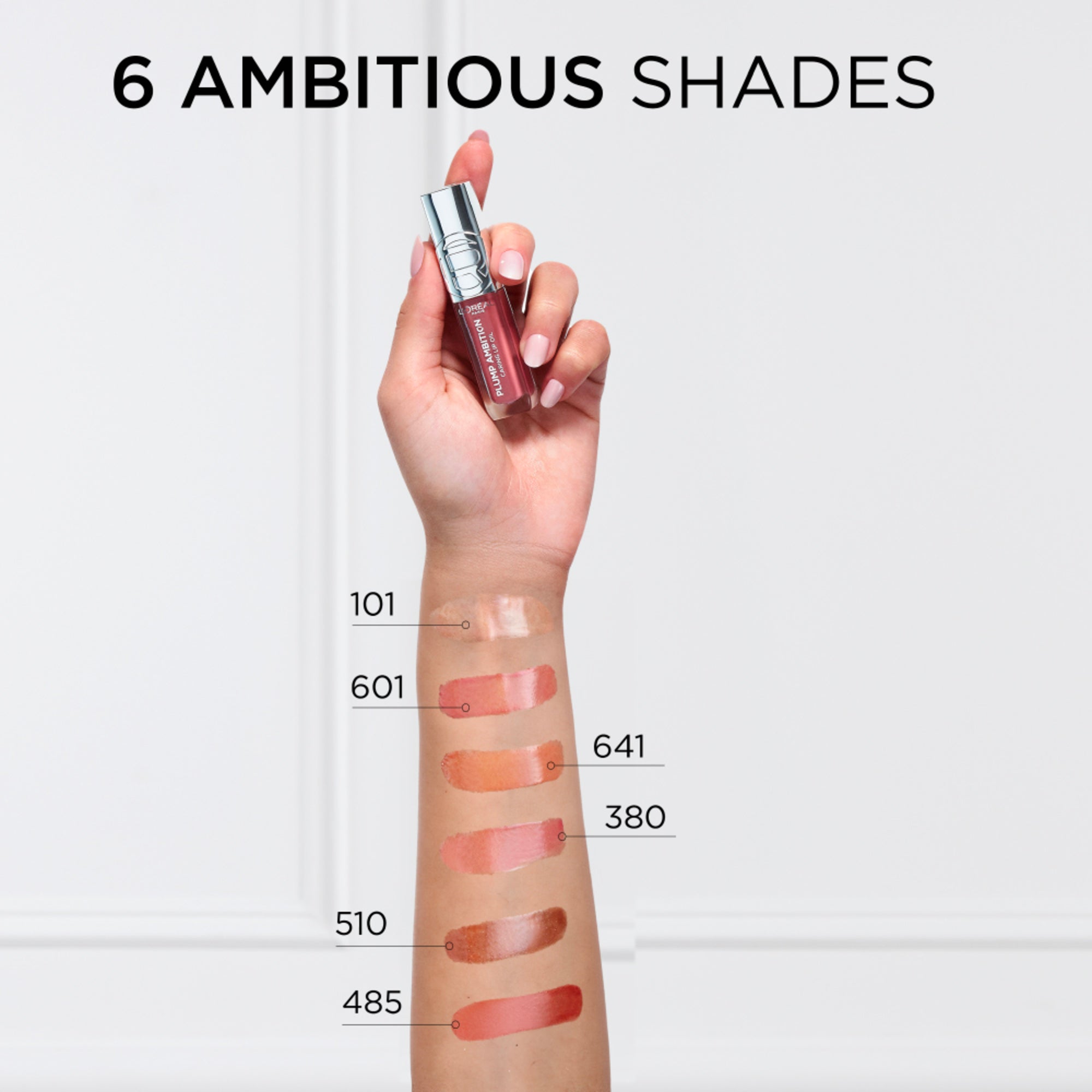 Plump Ambition Hyaluron Lip Oil, 24HR Hydration and Volumizing Shine
