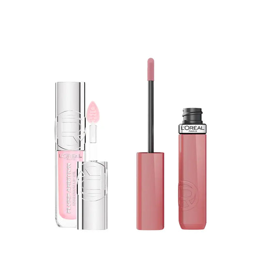 Plump Ambition Lip Oil X Infaillible Laque Resistance Lipstick