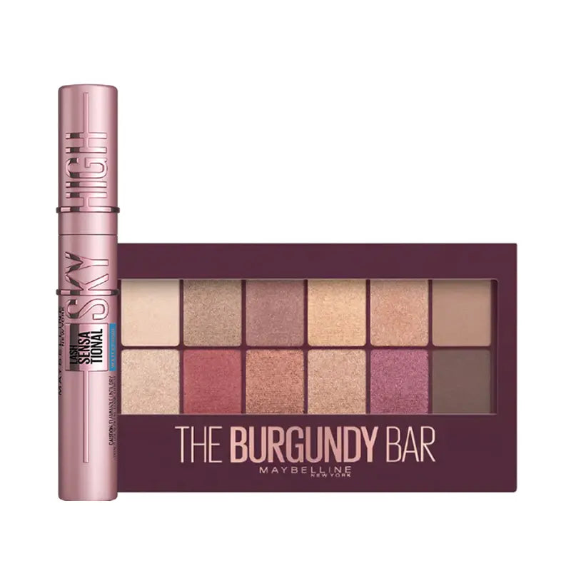 Sky High Mascara X The Burgundy Bar Palette