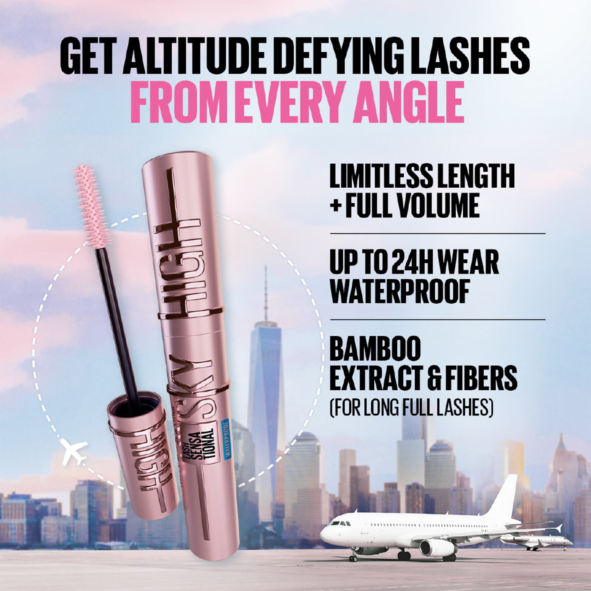 Lash Sensational Sky High Full Volume Length Long Lasting Mascara