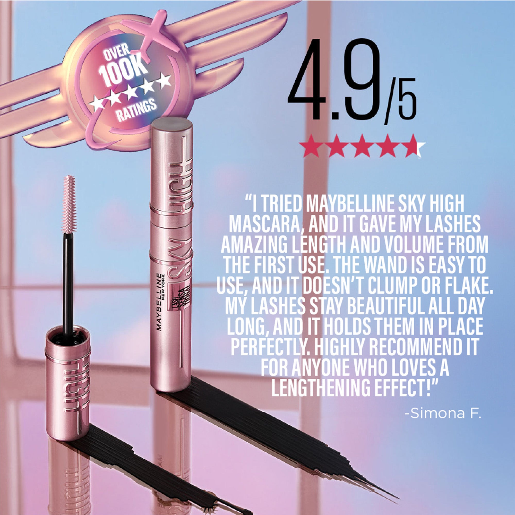 Lash Sensational Sky High Full Volume Length Long Lasting Mascara