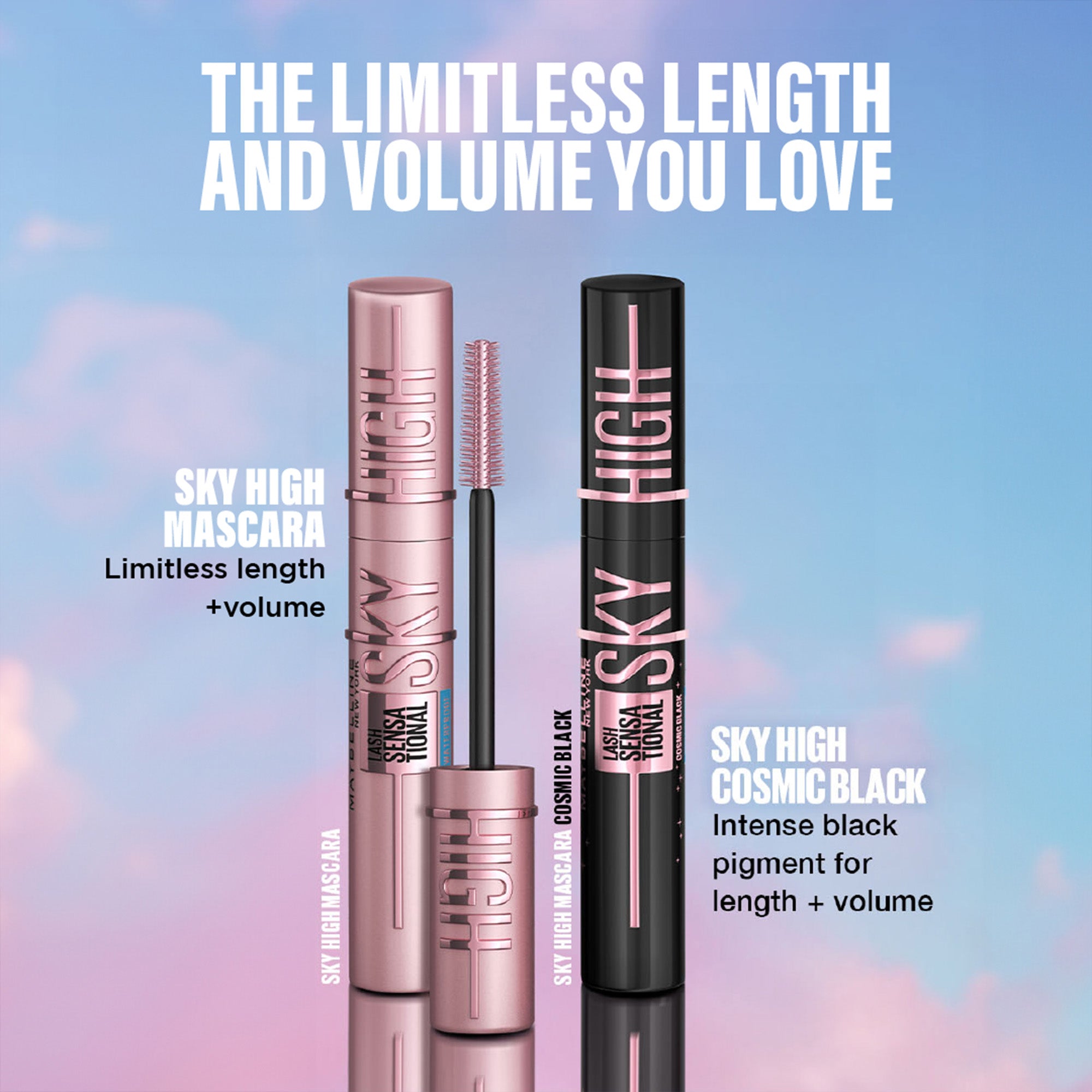 Lash Sensational Sky High Full Volume Length Long Lasting Mascara